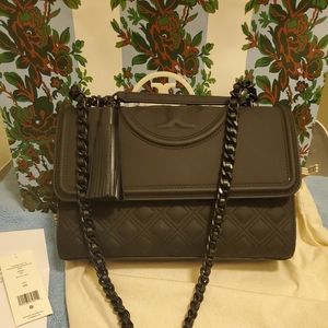 Tory Burch Fleming Matte Convertable Shoulder  bag